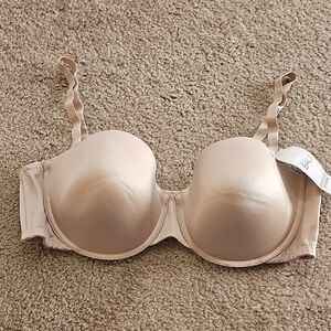 Bali Stay In Place Strapless Underwire Bra Beige 42C